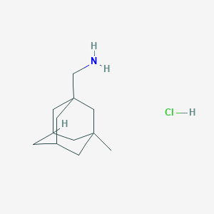 molecular formula C12H22ClN B1430664 (3-Methyladamantan-1-yl)methanamine hydrochloride CAS No. 1461708-53-1