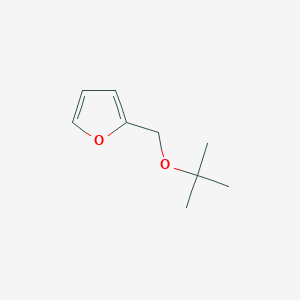 molecular formula C9H14O2 B14306640 Furan, 2-[(1,1-dimethylethoxy)methyl]- CAS No. 110339-33-8