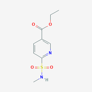Ethyl 6-(methylsulfamoyl)pyridine-3-carboxylate