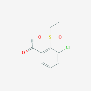 3-Chloro-2-(ethanesulfonyl)benzaldehyde