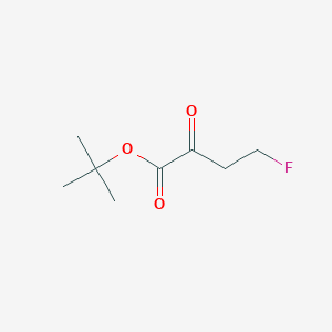 molecular formula C8H13FO3 B14306711 tert-Butyl 4-fluoro-2-oxobutanoate CAS No. 112505-12-1