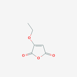 molecular formula C6H6O4 B14306725 3-Ethoxyfuran-2,5-dione CAS No. 117615-50-6