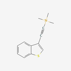 molecular formula C13H14SSi B14306751 [(1-Benzothiophen-3-yl)ethynyl](trimethyl)silane CAS No. 117637-75-9