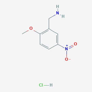 (2-Methoxy-5-nitrophenyl)methanamine hydrochloride