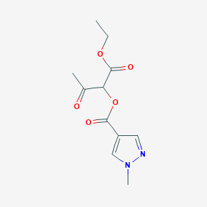 ethyl 2-(1-methyl-1H-pyrazole-4-carbonyloxy)-3-oxobutanoate