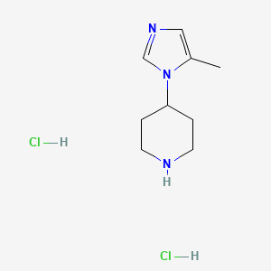 4-(5-methyl-1H-imidazol-1-yl)piperidine dihydrochloride