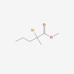 molecular formula C7H13BrO2 B1430686 Methyl 2-bromo-2-methylpentanoate CAS No. 18197-70-1