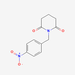 1-[(4-Nitrophenyl)methyl]piperidine-2,6-dione