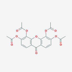 molecular formula C21H16O10 B14306942 9-oxo-9H-xanthene-3,4,5,6-tetrayl tetraacetate CAS No. 110144-76-8