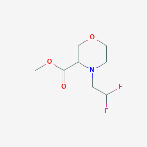 Methyl 4-(2,2-difluoroethyl)morpholine-3-carboxylate