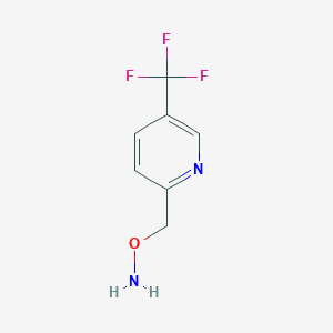 O-{[5-(trifluoromethyl)pyridin-2-yl]methyl}hydroxylamine