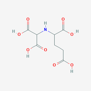 molecular formula C8H11NO8 B14307001 DL-Glutamic acid, N-(dicarboxymethyl)- CAS No. 112174-44-4