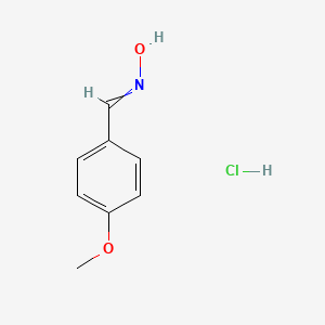 molecular formula C8H10ClNO2 B14307068 N-[(4-methoxyphenyl)methylidene]hydroxylamine;hydrochloride CAS No. 112779-71-2