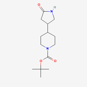 Tert-butyl 4-(5-oxopyrrolidin-3-yl)piperidine-1-carboxylate