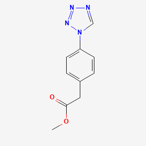 methyl 2-[4-(1H-1,2,3,4-tetrazol-1-yl)phenyl]acetate