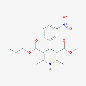 molecular formula C19H22N2O6 B143072 硝苯地平丙酯 CAS No. 225785-54-6