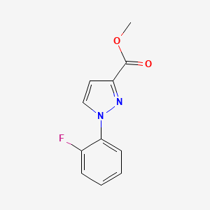 methyl 1-(2-fluorophenyl)-1H-pyrazole-3-carboxylate