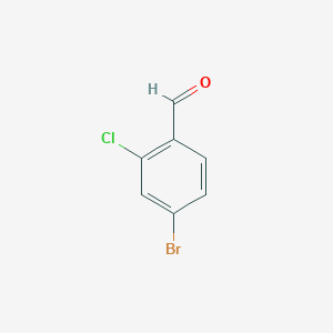 molecular formula C7H4BrClO B143073 4-Bromo-2-chlorobenzaldehyde CAS No. 158435-41-7