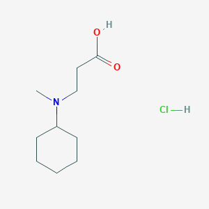 3-[Cyclohexyl(methyl)amino]propanoic acid hydrochloride