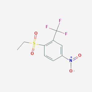 1-(Ethanesulfonyl)-4-nitro-2-(trifluoromethyl)benzene