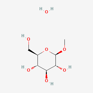 molecular formula C7H14O6 B1430754 Methyl beta-d-glucopyranoside hemihydrate CAS No. 7000-27-3