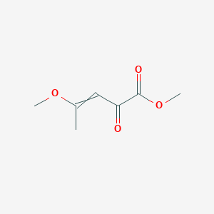 molecular formula C7H10O4 B1430765 Methyl 4-methoxy-2-oxopent-3-enoate CAS No. 63808-28-6