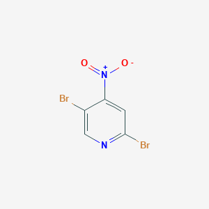 molecular formula C5H2Br2N2O2 B1430769 2,5-Dibromo-4-nitropyridine CAS No. 221241-31-2