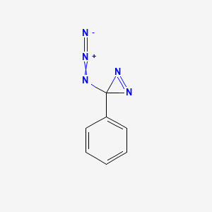 molecular formula C7H5N5 B14307721 3-Azido-3-phenyl-3H-diazirene CAS No. 113698-67-2