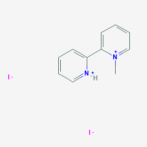 molecular formula C11H11IN2 B1430774 2,2'-Bipyridinium, 1-methyl-, iodide CAS No. 77972-47-5