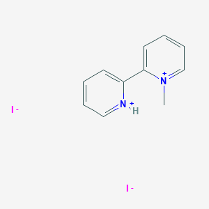 molecular formula C11H12I2N2 B1430774 2,2'-Bipyridinium, 1-methyl-, iodide CAS No. 77972-47-5