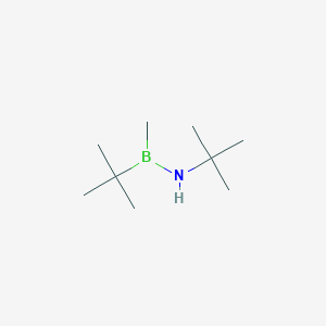 molecular formula C9H22BN B14307752 N,1-Di-tert-butyl-1-methylboranamine CAS No. 110078-49-4