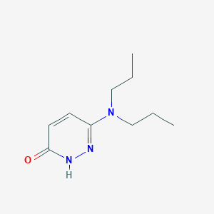 molecular formula C10H17N3O B1430777 6-(Dipropylamino)pyridazin-3(2H)-one CAS No. 88259-93-2