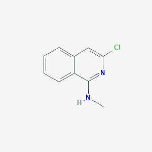 molecular formula C10H9ClN2 B1430785 1-Isoquinolinamine, 3-chloro-N-methyl- CAS No. 1368050-35-4