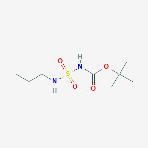 molecular formula C8H18N2O4S B1430786 tert-Butyl N-propylsulfamoylcarbamate CAS No. 1393813-40-5