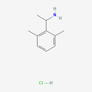 molecular formula C10H16ClN B1430792 1-(2,6-Dimethylphenyl)ethan-1-amine hydrochloride CAS No. 1420684-64-5