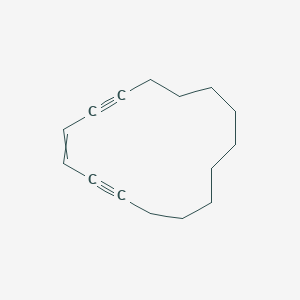 molecular formula C15H20 B14307961 Cyclopentadec-3-ene-1,5-diyne CAS No. 115227-65-1