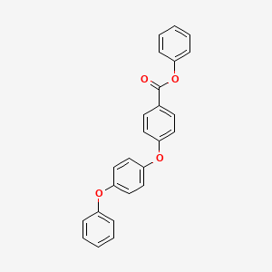 molecular formula C25H18O4 B14307979 Phenyl 4-(4-phenoxyphenoxy)benzoate CAS No. 113855-59-7