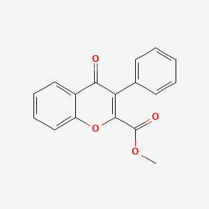 molecular formula C17H12O4 B1430801 Methyl 4-oxo-3-phenyl-4H-chromene-2-carboxylate CAS No. 51081-70-0