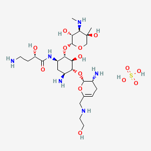 molecular formula C25H50N6O14S B1430804 Plazomicin Sulfate CAS No. 1380078-95-4