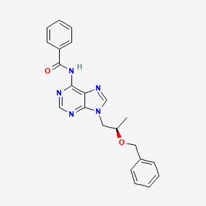 N-[9-[(2R)-2-phenylmethoxypropyl]purin-6-yl]benzamide