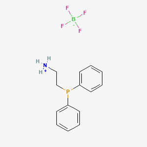 molecular formula C14H17BF4NP B1430808 2-(Diphenylphosphino)ethanaminium tetrafluoroborate CAS No. 1222630-32-1