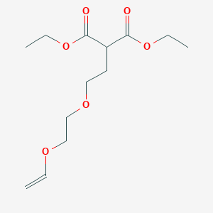 molecular formula C13H22O6 B14308118 Diethyl {2-[2-(ethenyloxy)ethoxy]ethyl}propanedioate CAS No. 116242-14-9