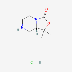 (S)-1,1-Dimethyltetrahydro-1H-oxazolo[3,4-A]pyrazin-3(5H)-one hcl