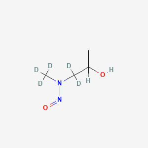 molecular formula C4H10N2O2 B14308124 N-(1,1-dideuterio-2-hydroxypropyl)-N-(trideuteriomethyl)nitrous amide CAS No. 116203-86-2