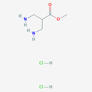 B1430816 Methyl 3-amino-2-(aminomethyl)propanoate dihydrochloride CAS No. 440644-06-4