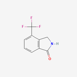 molecular formula C9H6F3NO B1430818 4-(Trifluoromethyl)isoindolin-1-one CAS No. 1261813-10-8