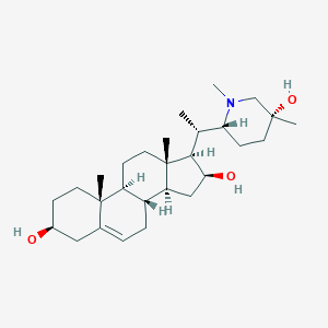 molecular formula C28H47NO3 B143082 Pingbeinine CAS No. 131984-89-9