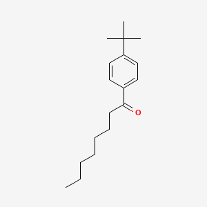 molecular formula C18H28O B14308212 1-(4-Tert-butylphenyl)octan-1-one CAS No. 111829-14-2