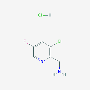 (3-Chloro-5-fluoropyridin-2-yl)methanamine hydrochloride