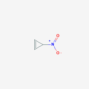molecular formula C3H3NO2 B14308235 3-Nitrocyclopropene CAS No. 111770-06-0